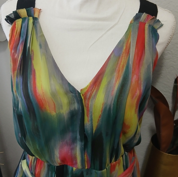SIMPLY VERA WANG LADIES SUMMER MULTI-COLORED DRESS SIZE Small. - Picture 4 of 9
